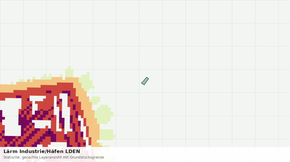 Statische Kartenansicht: Lärm Industrie/Häfen LDEN