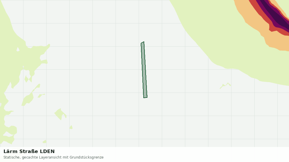 Statische Kartenansicht: Lärm Straße LDEN