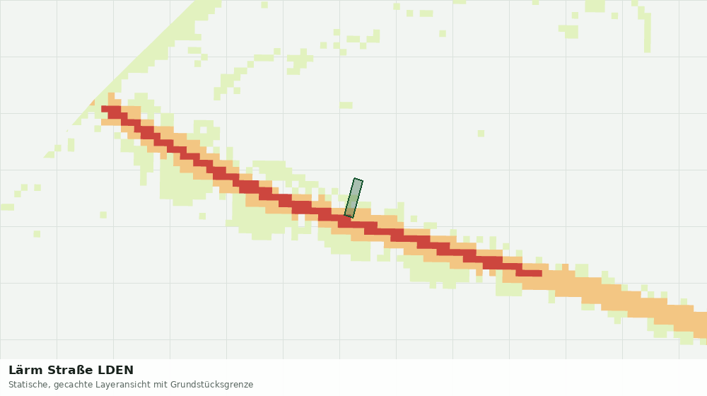 Statische Kartenansicht: Lärm Straße LDEN