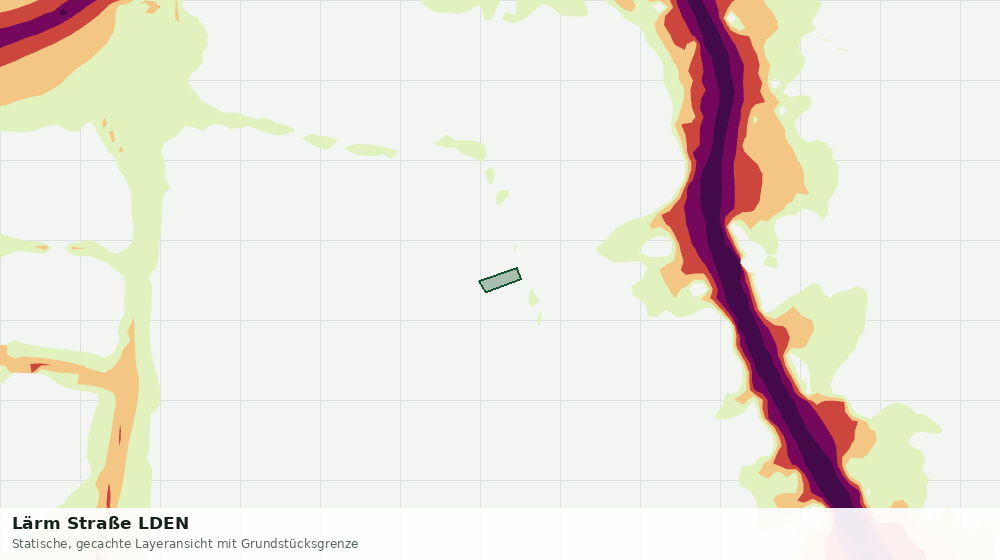 Statische Kartenansicht: Lärm Straße LDEN