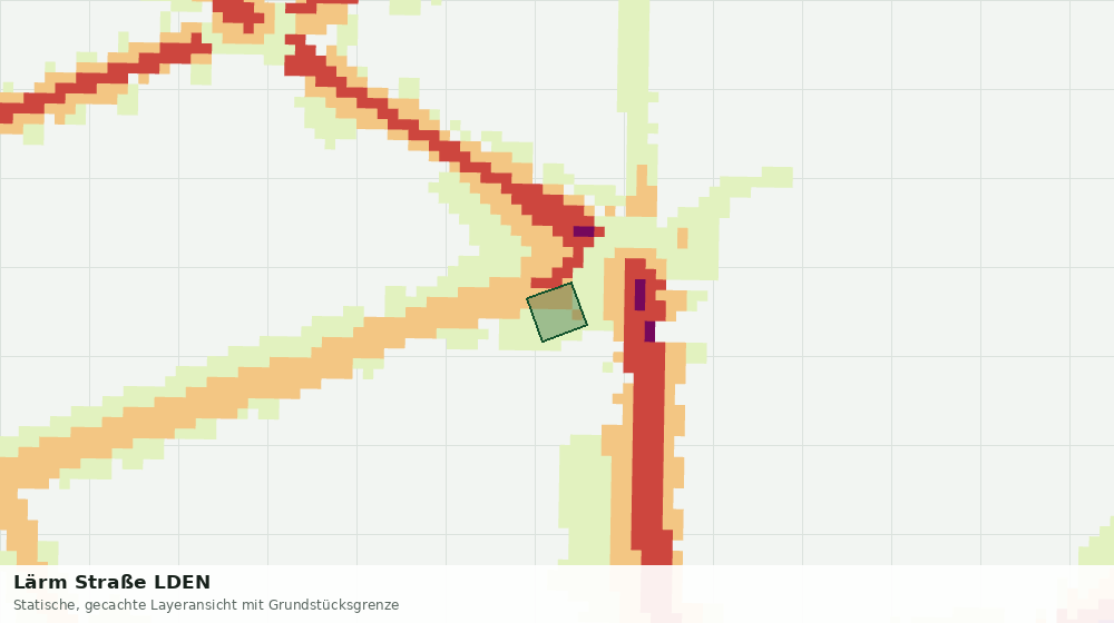 Statische Kartenansicht: Lärm Straße LDEN