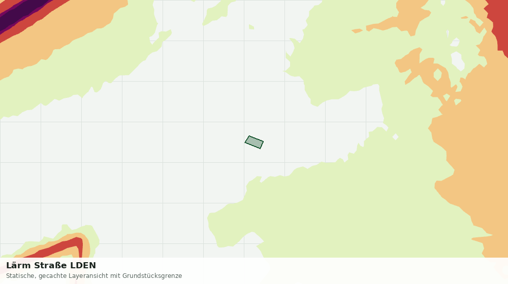 Statische Kartenansicht: Lärm Straße LDEN