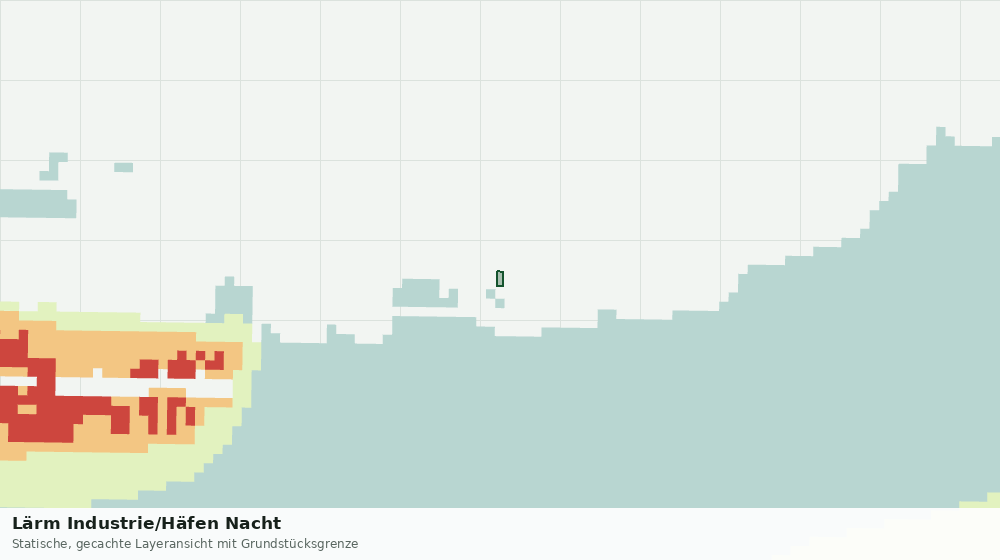 Statische Kartenansicht: Lärm Industrie/Häfen Nacht