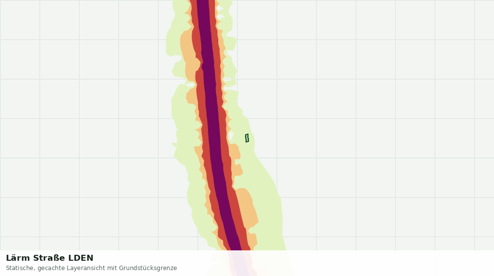 Statische Kartenansicht: Lärm Straße LDEN