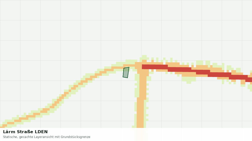 Statische Kartenansicht: Lärm Straße LDEN