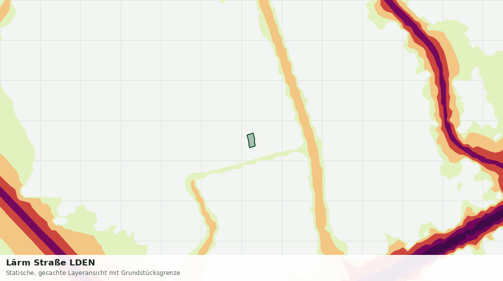 Statische Kartenansicht: Lärm Straße LDEN