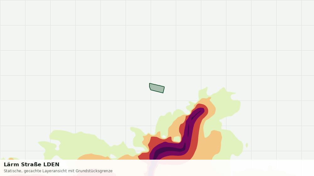 Statische Kartenansicht: Lärm Straße LDEN