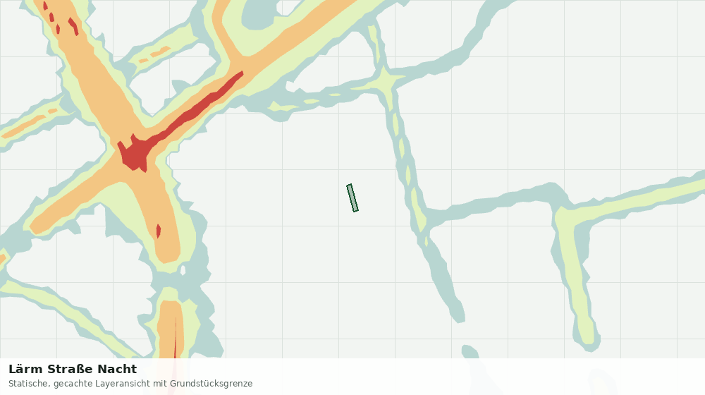Statische Kartenansicht: Lärm Straße Nacht