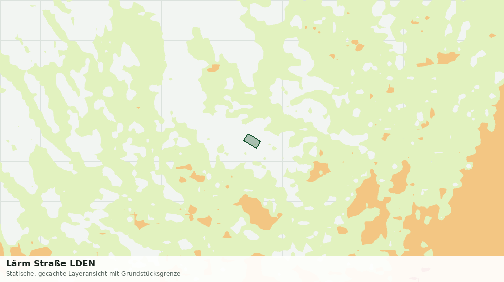 Statische Kartenansicht: Lärm Straße LDEN
