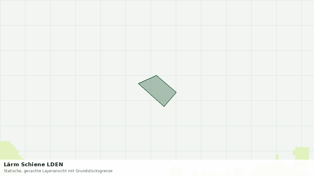 Statische Kartenansicht: Lärm Schiene LDEN