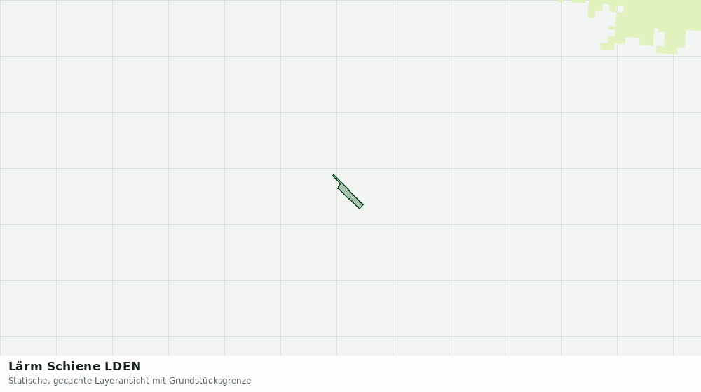 Statische Kartenansicht: Lärm Schiene LDEN