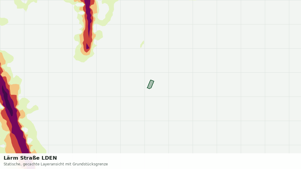 Statische Kartenansicht: Lärm Straße LDEN
