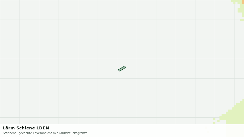 Statische Kartenansicht: Lärm Schiene LDEN