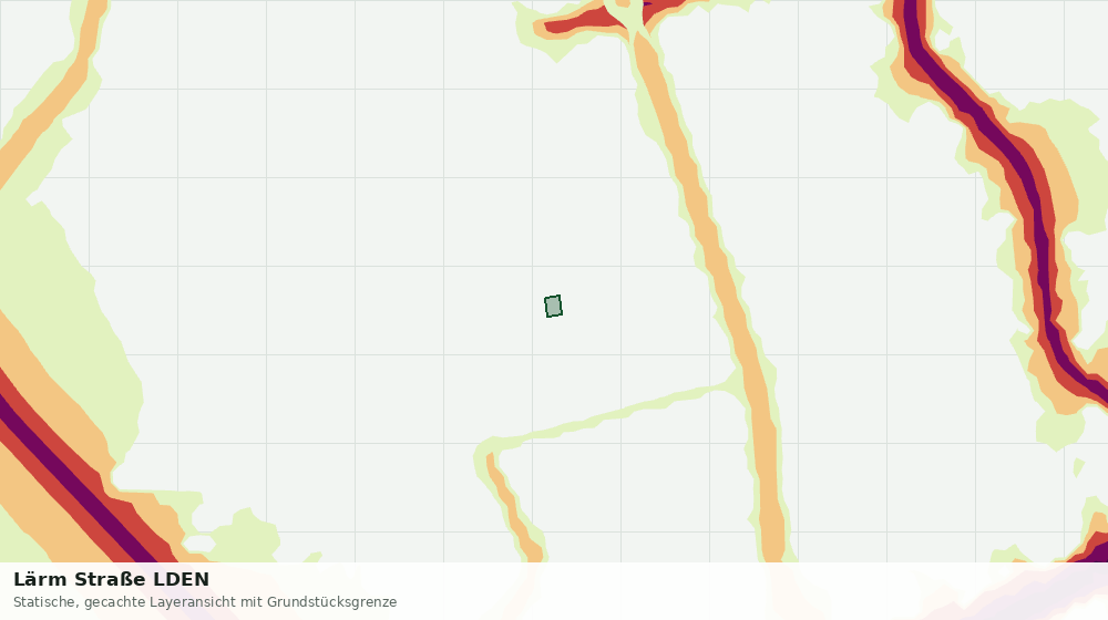 Statische Kartenansicht: Lärm Straße LDEN