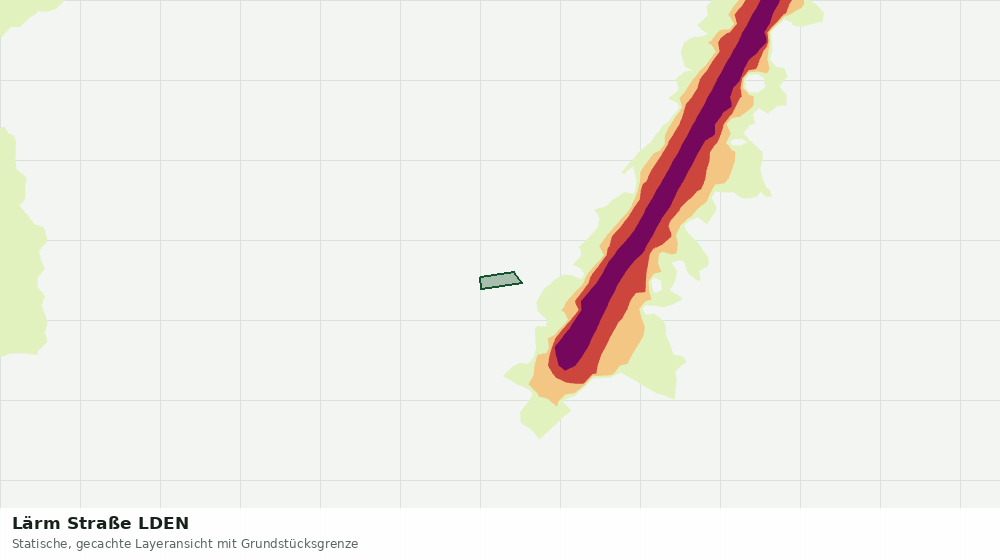 Statische Kartenansicht: Lärm Straße LDEN
