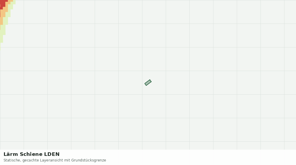 Statische Kartenansicht: Lärm Schiene LDEN