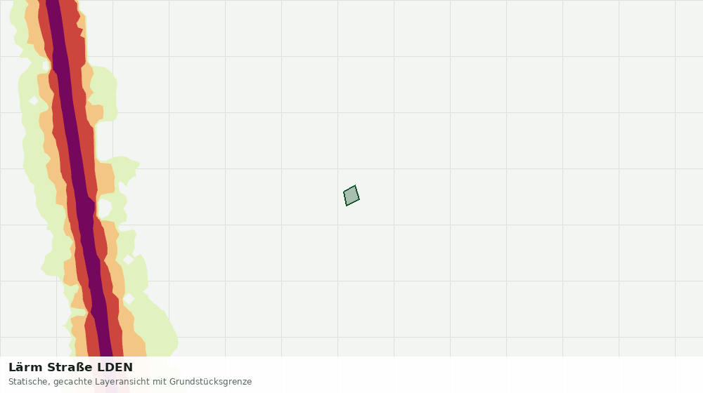 Statische Kartenansicht: Lärm Straße LDEN