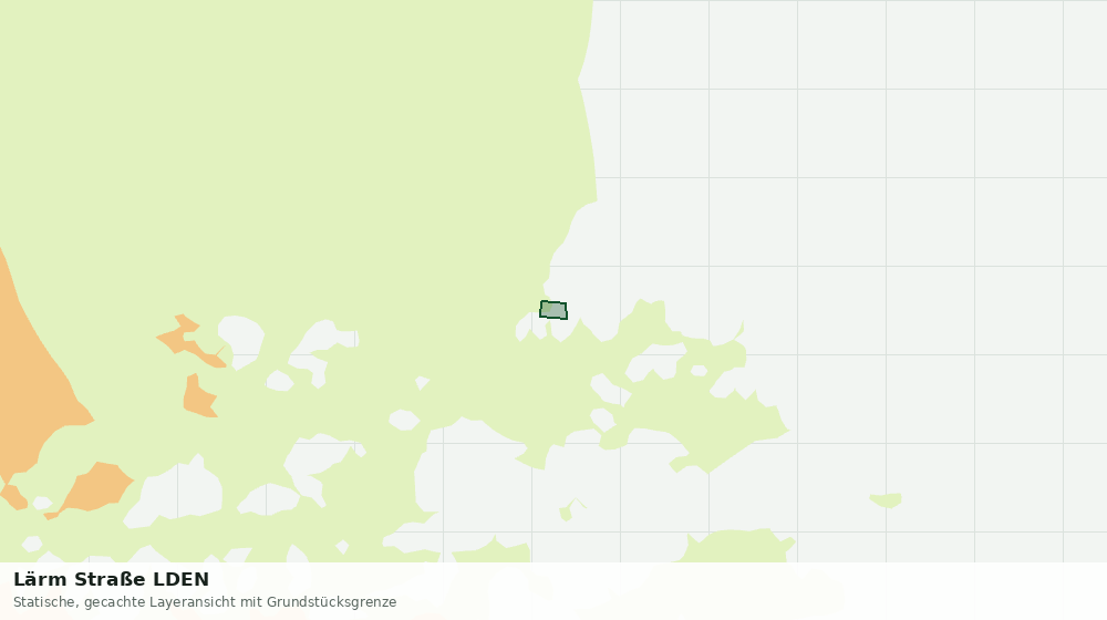 Statische Kartenansicht: Lärm Straße LDEN