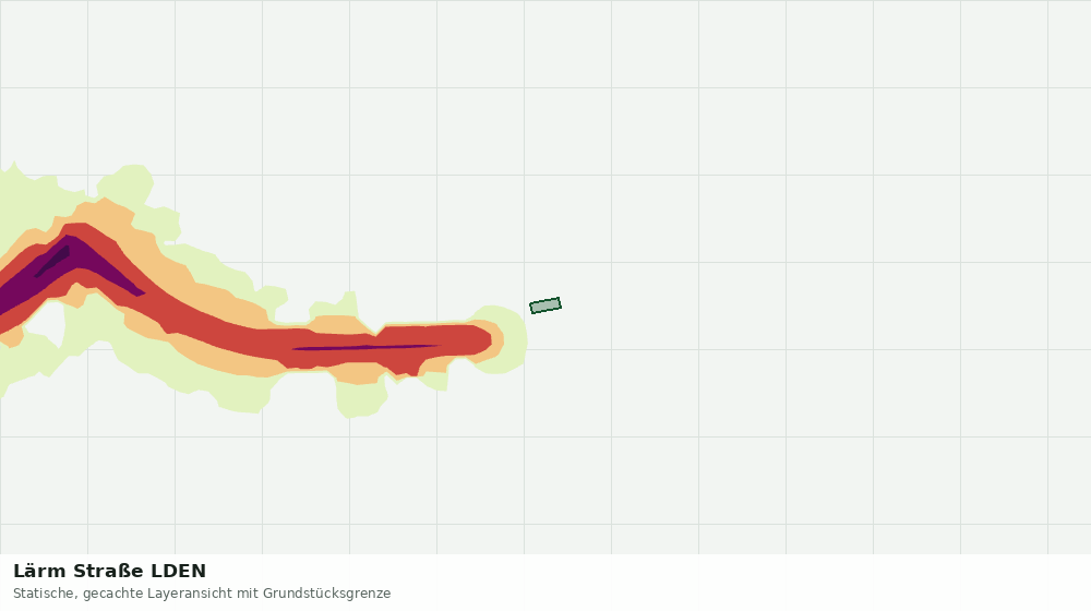 Statische Kartenansicht: Lärm Straße LDEN