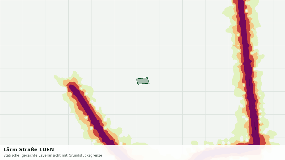 Statische Kartenansicht: Lärm Straße LDEN