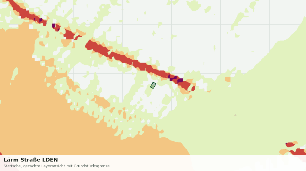 Statische Kartenansicht: Lärm Straße LDEN