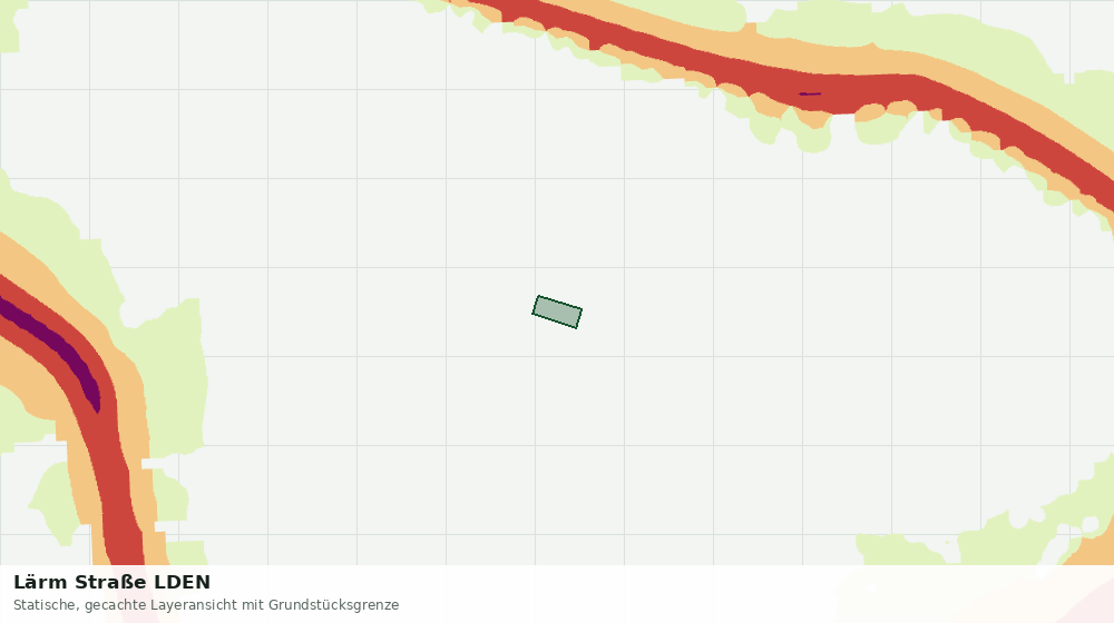 Statische Kartenansicht: Lärm Straße LDEN