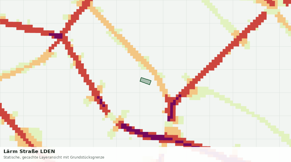 Statische Kartenansicht: Lärm Straße LDEN
