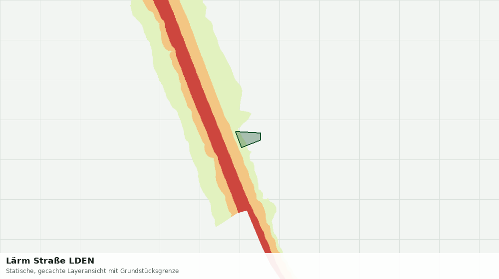 Statische Kartenansicht: Lärm Straße LDEN