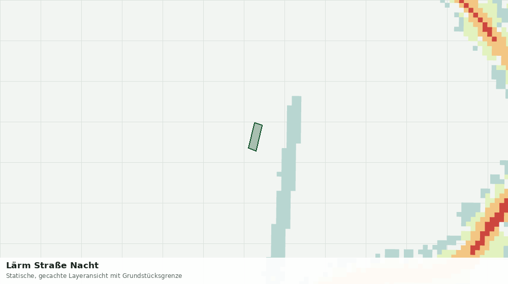 Statische Kartenansicht: Lärm Straße Nacht