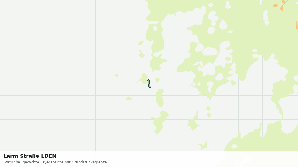 Statische Kartenansicht: Lärm Straße LDEN