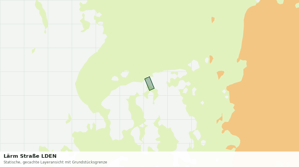 Statische Kartenansicht: Lärm Straße LDEN