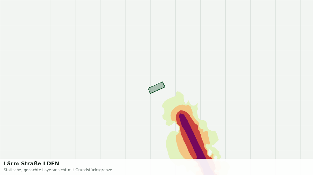 Statische Kartenansicht: Lärm Straße LDEN