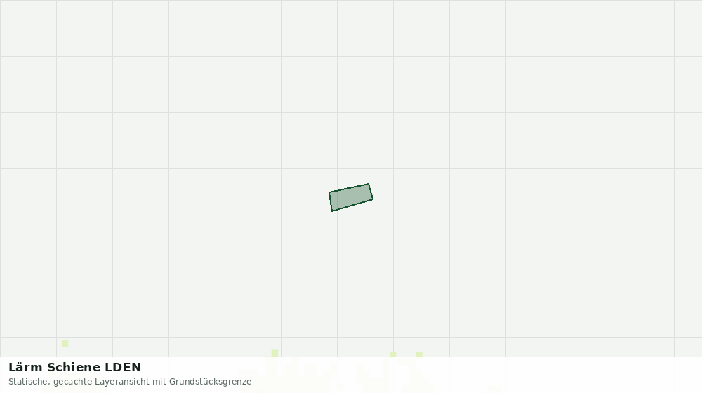 Statische Kartenansicht: Lärm Schiene LDEN