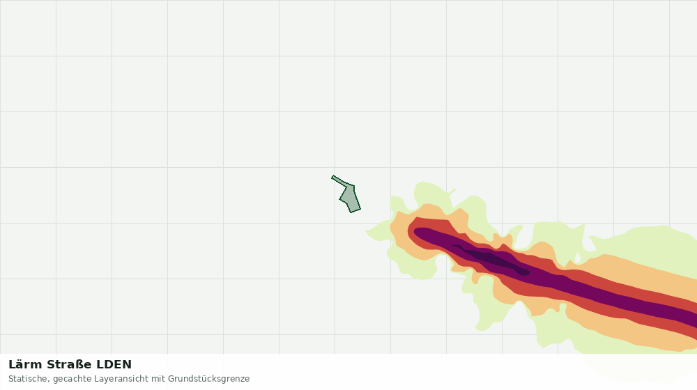 Statische Kartenansicht: Lärm Straße LDEN