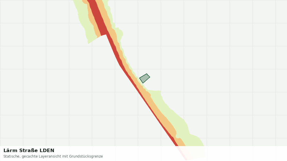 Statische Kartenansicht: Lärm Straße LDEN