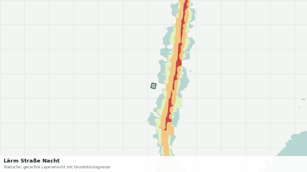 Statische Kartenansicht: Lärm Straße Nacht