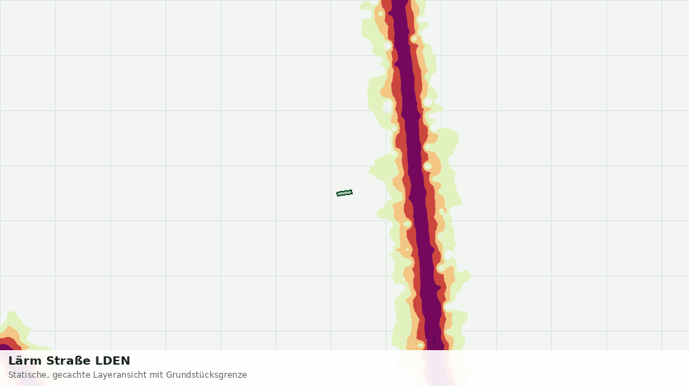Statische Kartenansicht: Lärm Straße LDEN