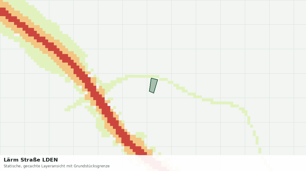 Statische Kartenansicht: Lärm Straße LDEN