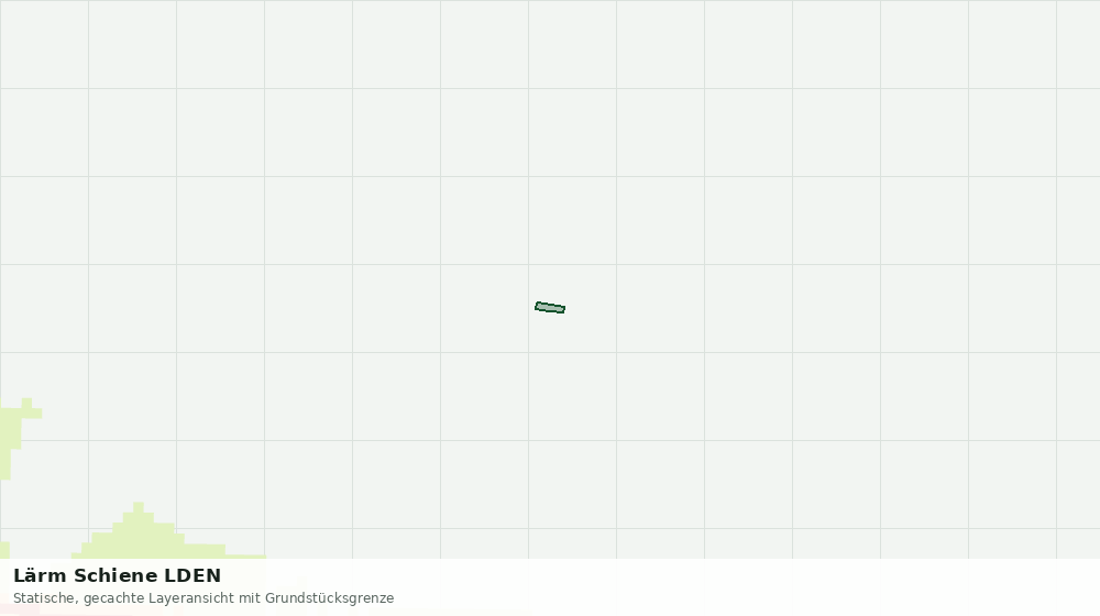 Statische Kartenansicht: Lärm Schiene LDEN