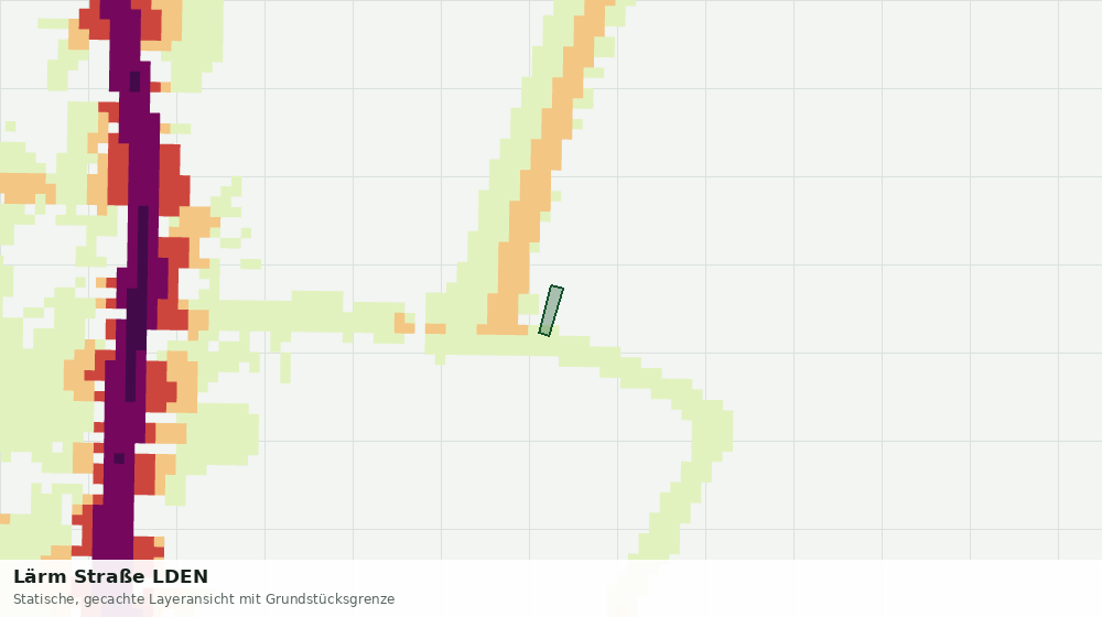 Statische Kartenansicht: Lärm Straße LDEN