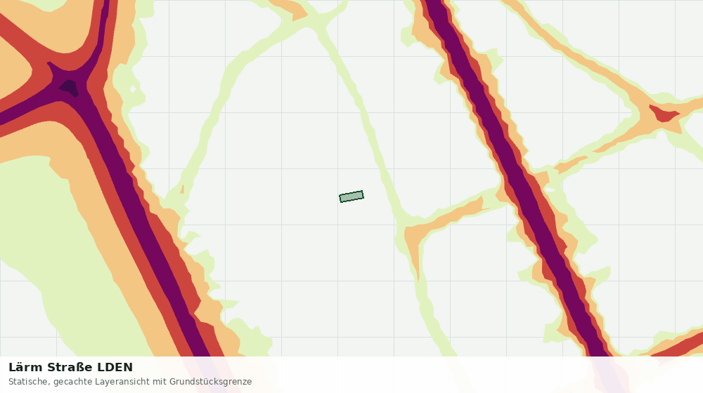 Statische Kartenansicht: Lärm Straße LDEN