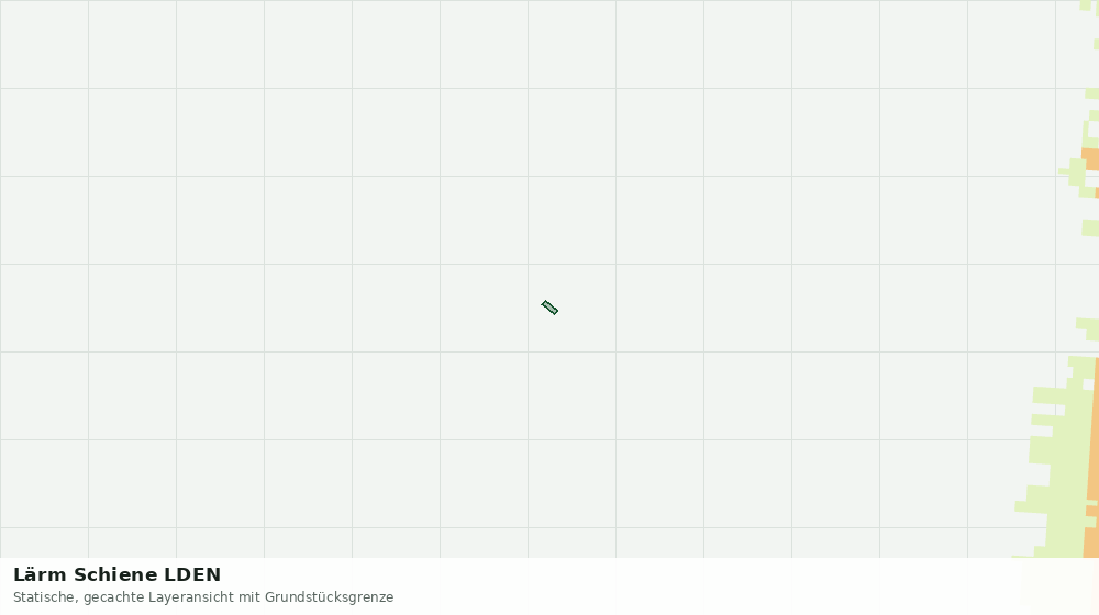 Statische Kartenansicht: Lärm Schiene LDEN
