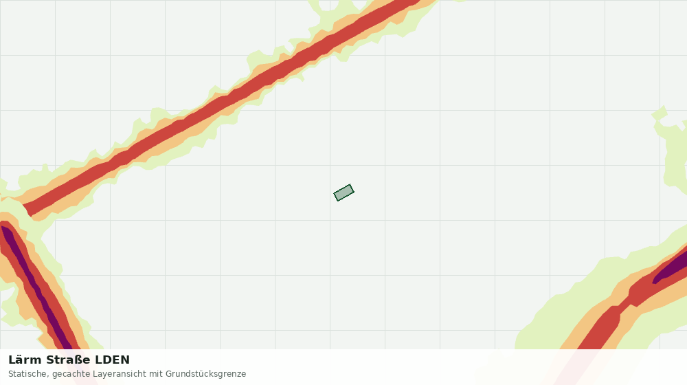 Statische Kartenansicht: Lärm Straße LDEN