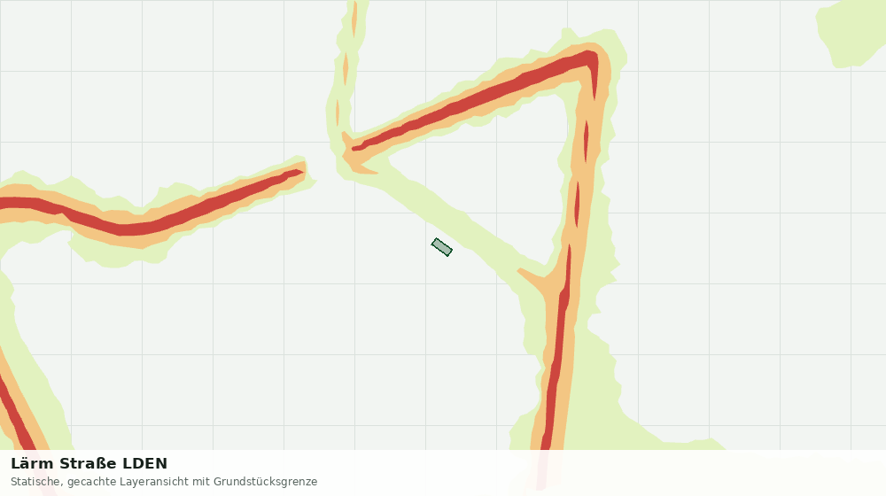 Statische Kartenansicht: Lärm Straße LDEN