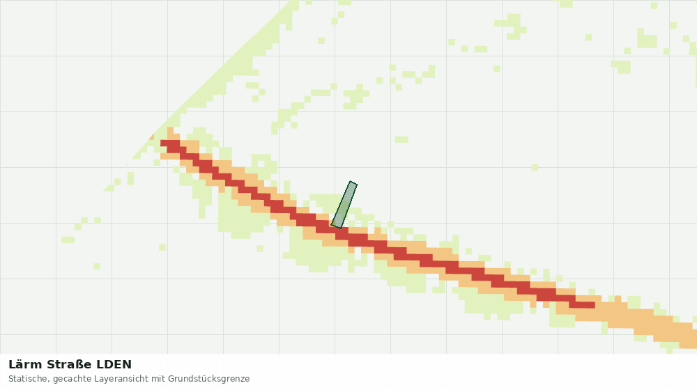 Statische Kartenansicht: Lärm Straße LDEN