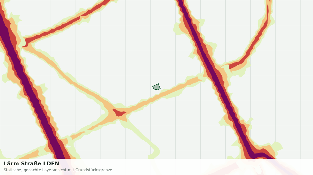 Statische Kartenansicht: Lärm Straße LDEN