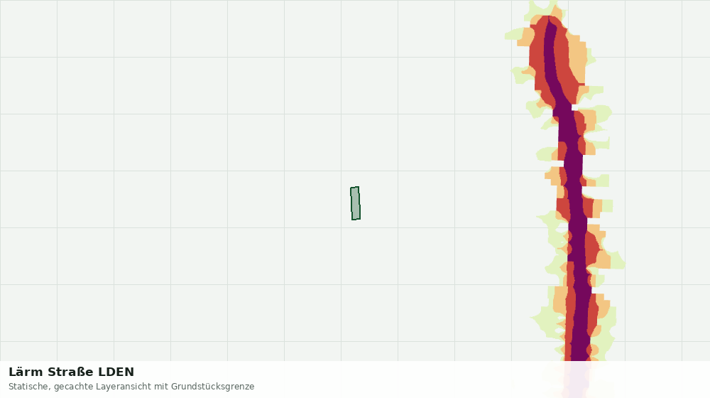 Statische Kartenansicht: Lärm Straße LDEN