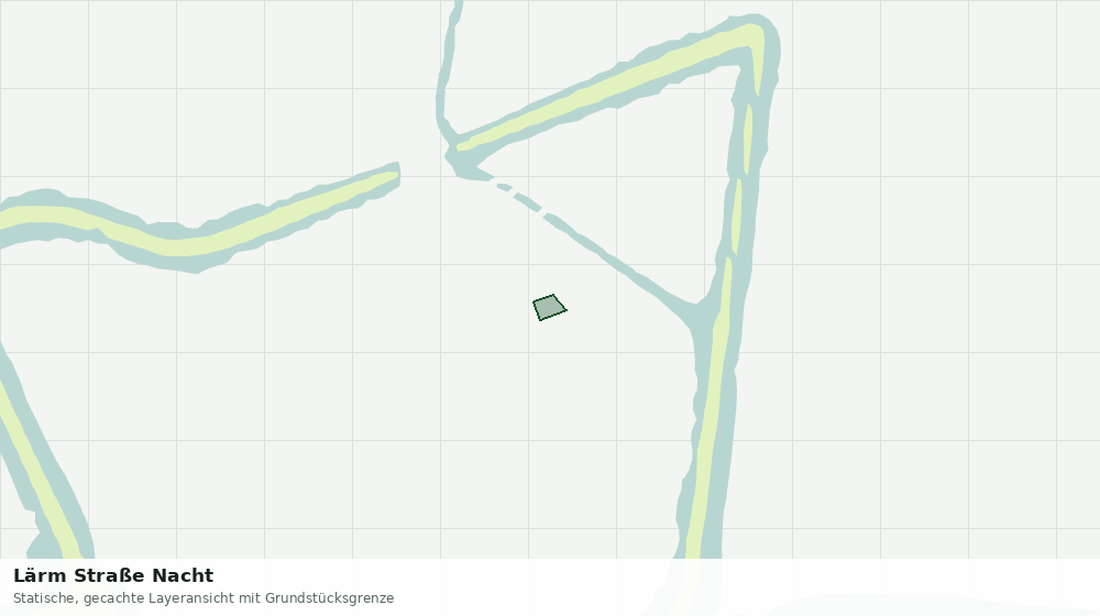 Statische Kartenansicht: Lärm Straße Nacht