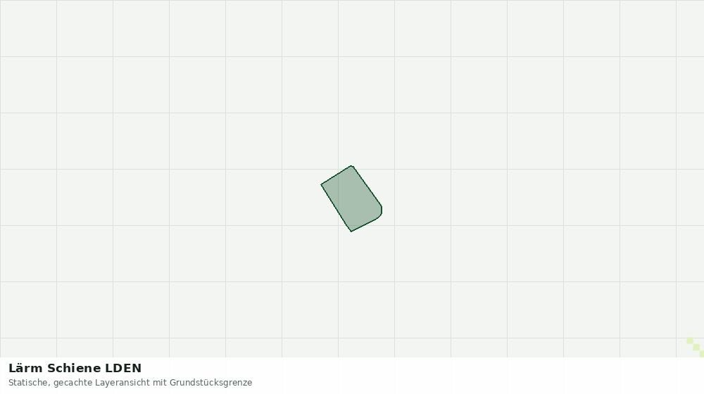 Statische Kartenansicht: Lärm Schiene LDEN