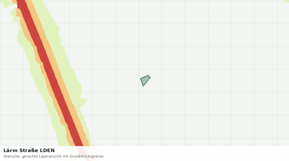 Statische Kartenansicht: Lärm Straße LDEN